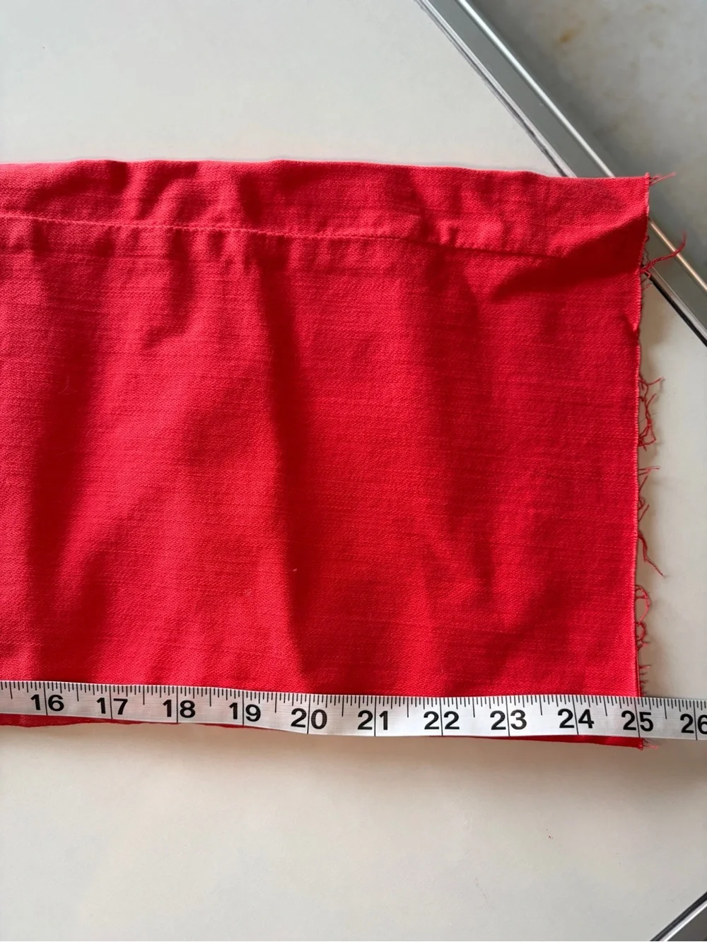 7 for all mankind red wide leg cropped denim jeans high rise women’s size 26 - Picture 3 of 9